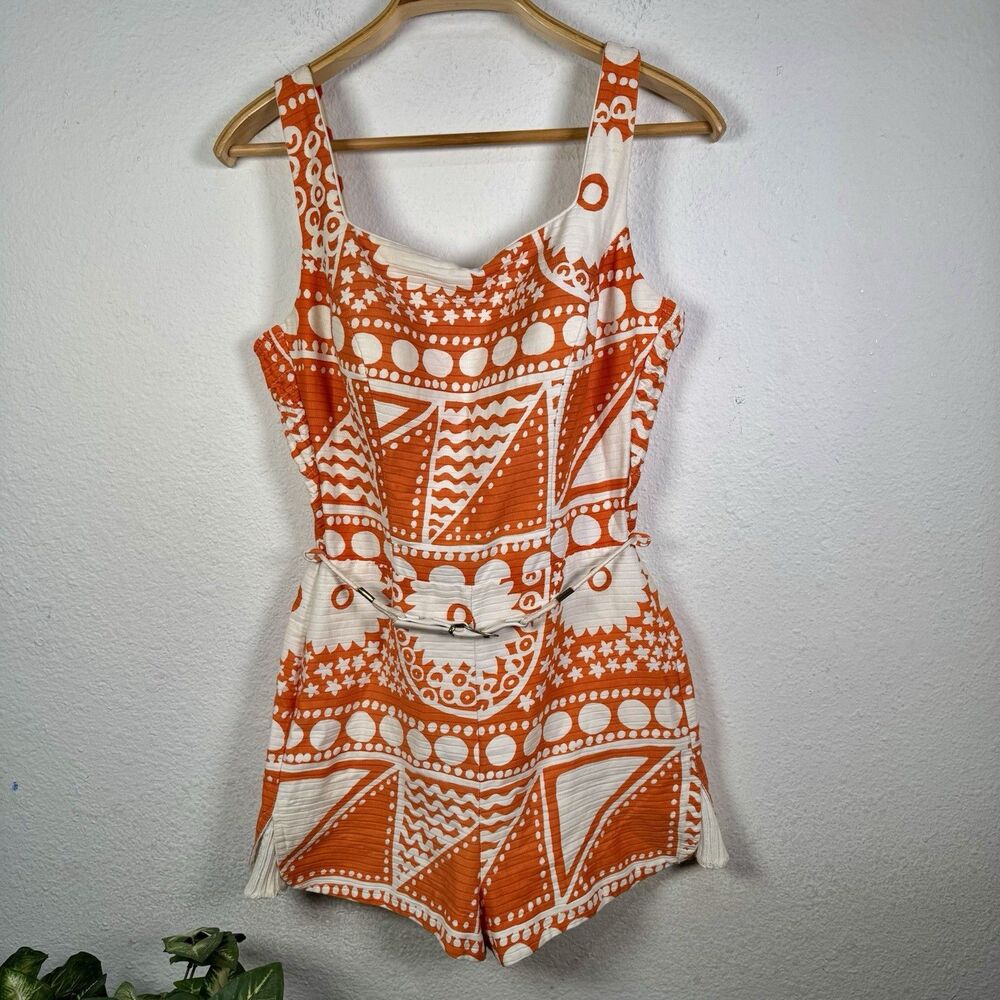 Vintage 60s Cole of California Romper Swimsuit Sz 14 (Fits Like Modern S/M)